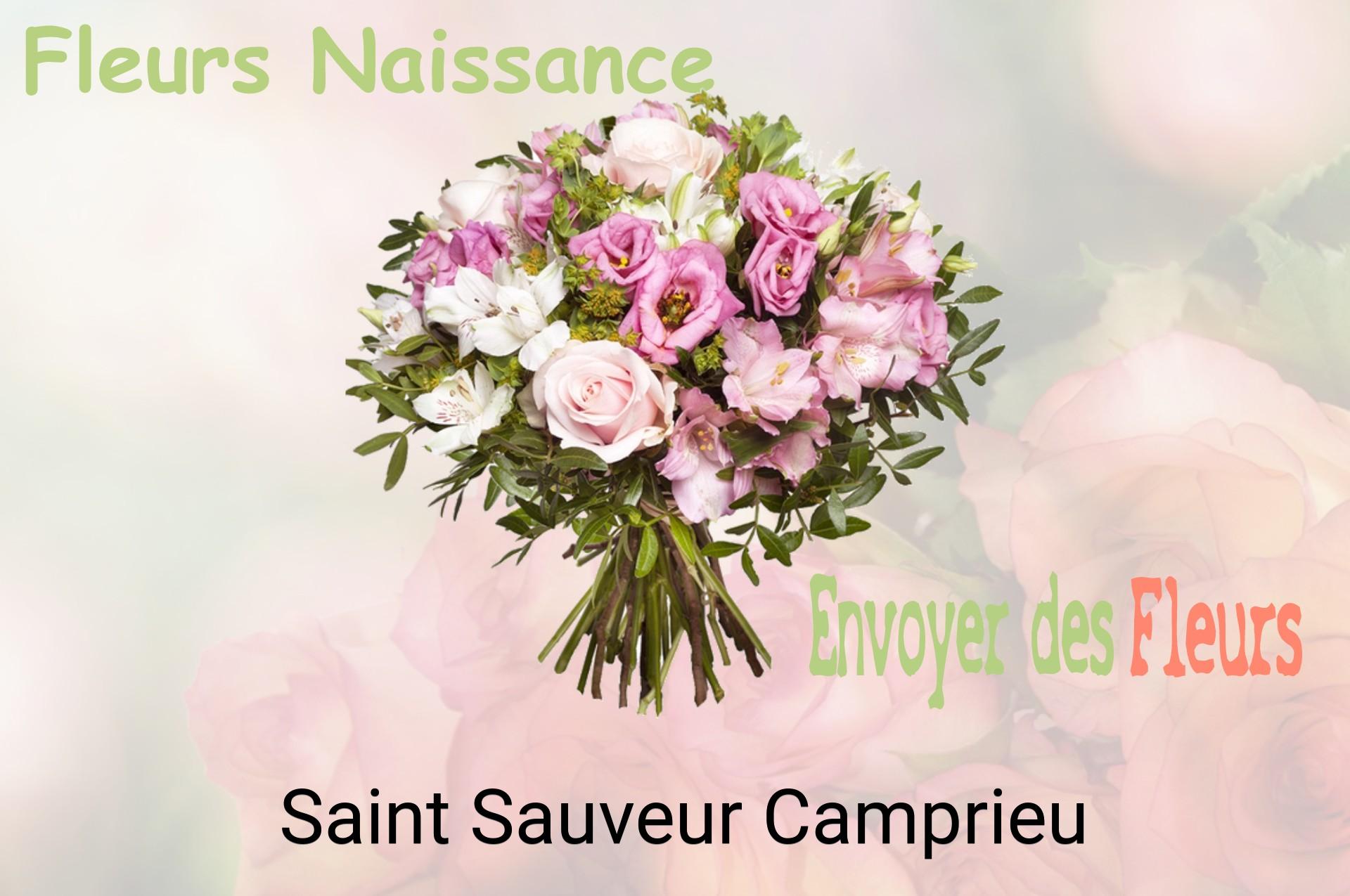 Bouquet de fleurs de naissance livré à Saint-Sauveur-Camprieu